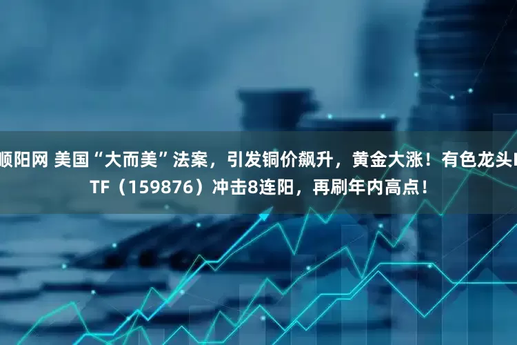 顺阳网 美国“大而美”法案，引发铜价飙升，黄金大涨！有色龙头ETF（159876）冲击8连阳，再刷年内高点！