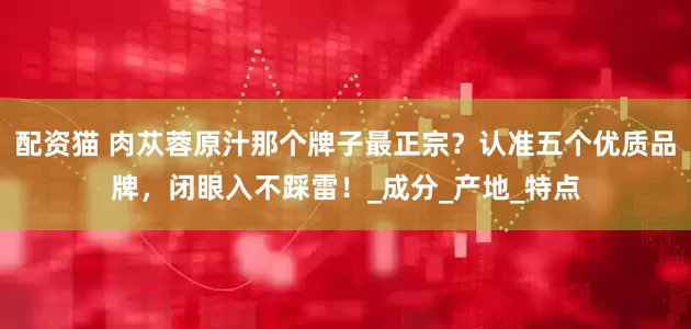 配资猫 肉苁蓉原汁那个牌子最正宗？认准五个优质品牌，闭眼入不踩雷！_成分_产地_特点