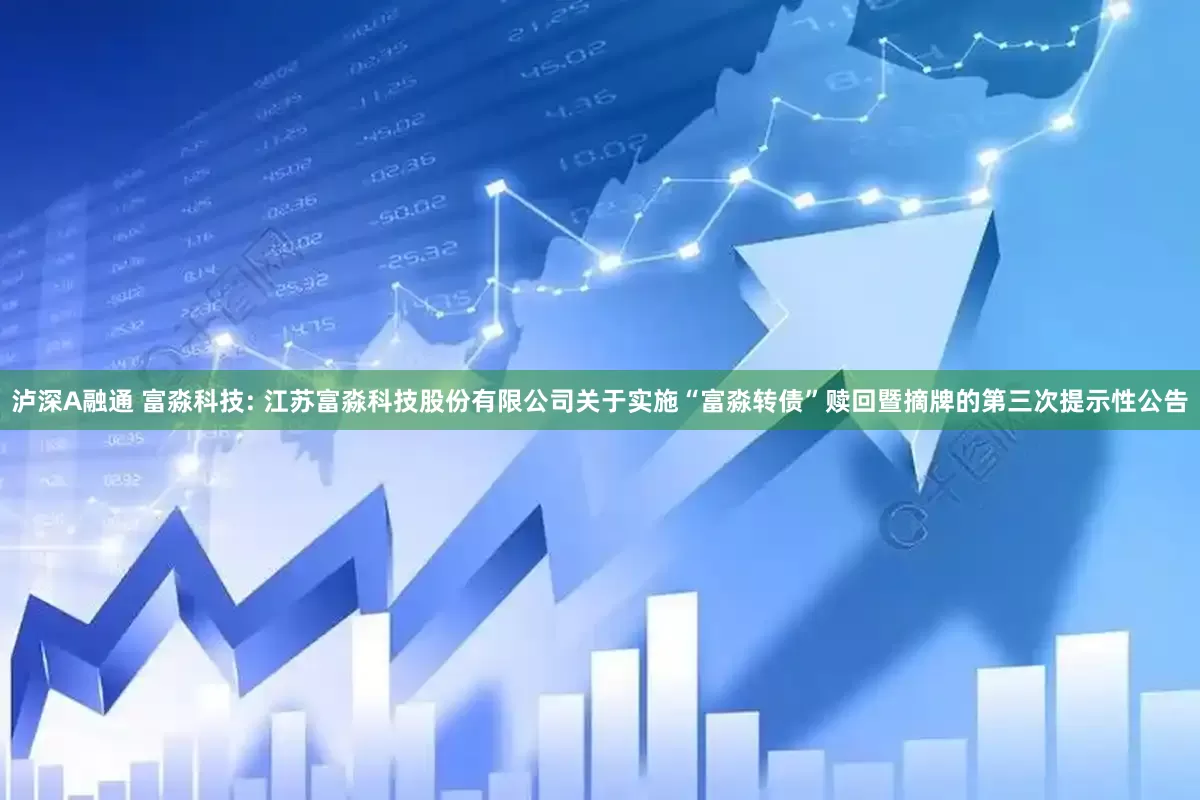 泸深A融通 富淼科技: 江苏富淼科技股份有限公司关于实施“富淼转债”赎回暨摘牌的第三次提示性公告
