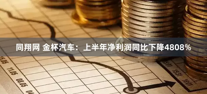 同翔网 金杯汽车：上半年净利润同比下降4808%
